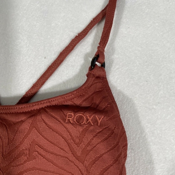 NEW Roxy [ Small ]‎ Wild Babe Animal Print One-Piece Swimsuit Marsala - Picture 6 of 12